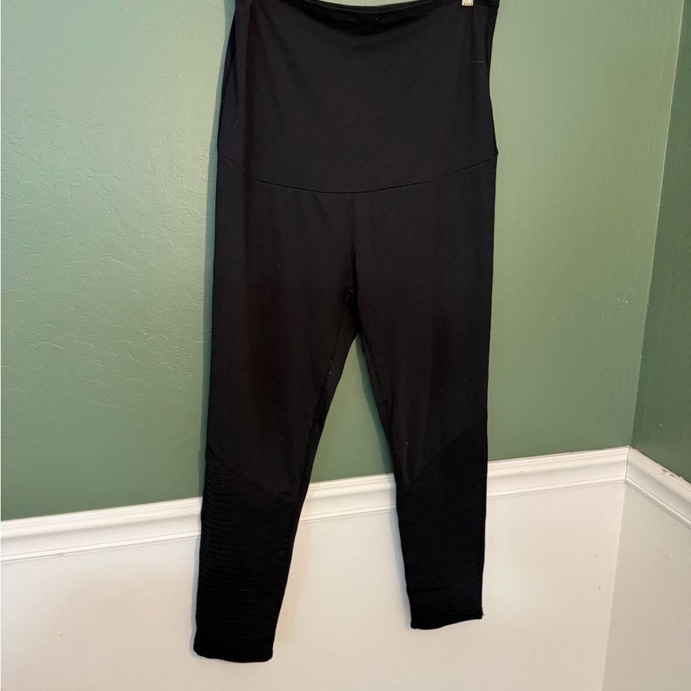 Threads 4 Thought Moto Leggings | High Waist | Black | XL